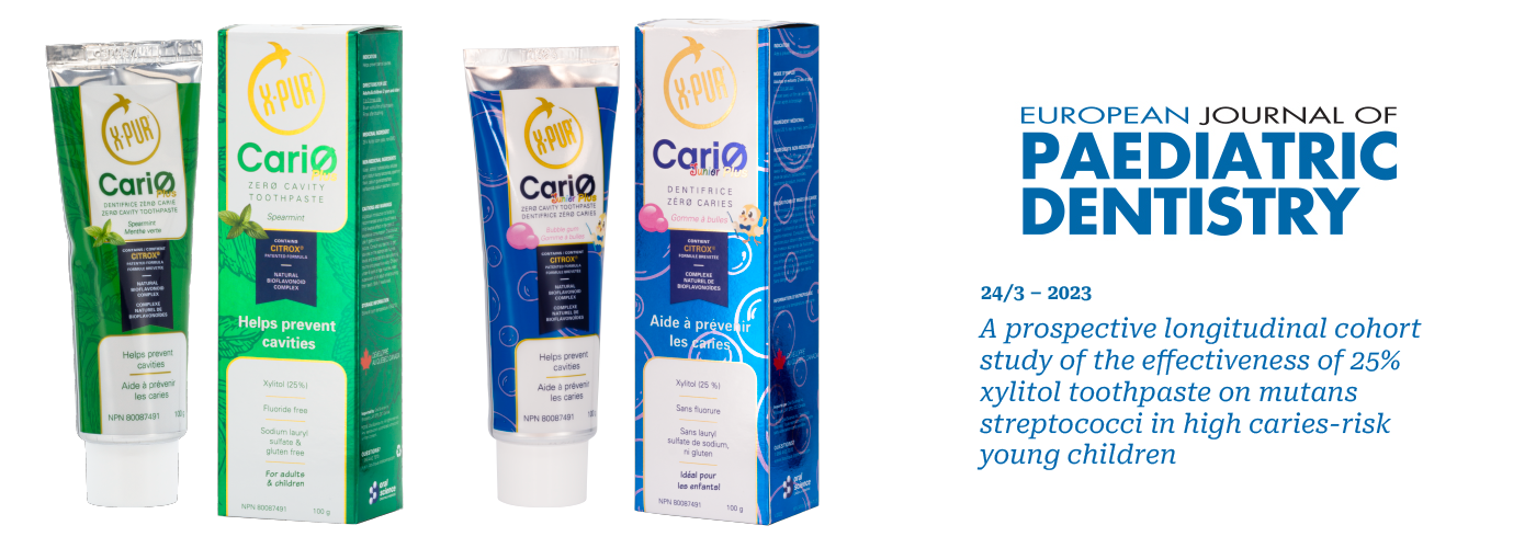 A natural toothpaste containing 25% xylitol showed promising antibacterial cariogenic effect