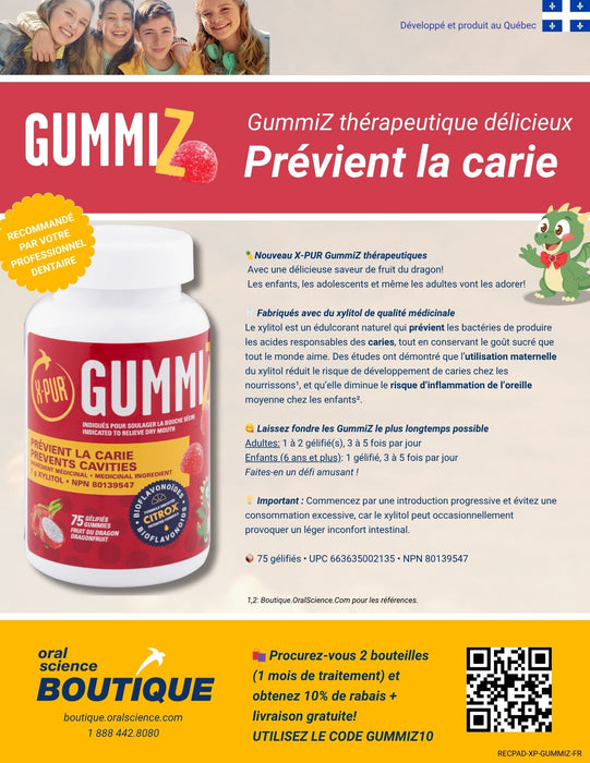 Recommendation Pads - X-PUR GummiZ