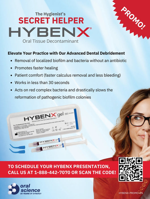 Hybenx - Oral Tissue Decontaminant - GEL - BUY 2, GET 1 FREE