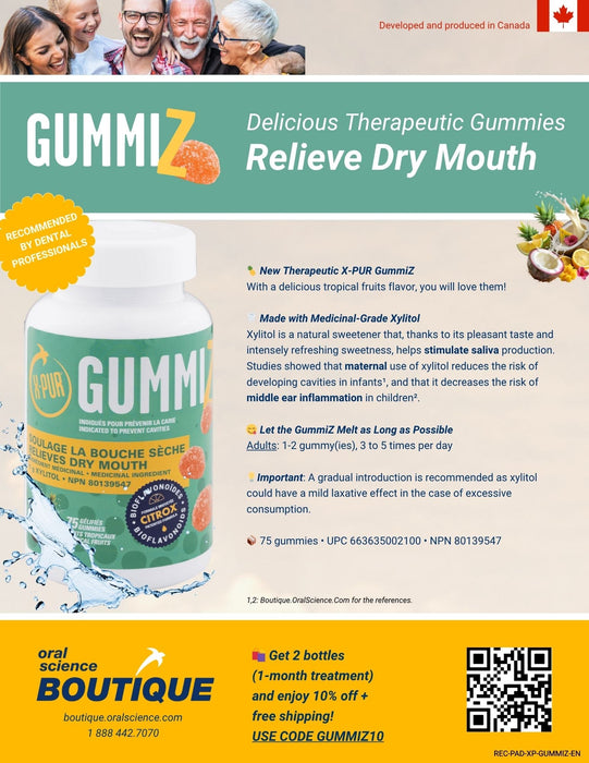 Recommendation Pads - X-PUR GummiZ - Oral Science