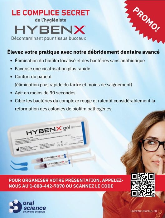 Hybenx - Oral Tissue Decontaminant - GEL - BUY 2, GET 1 FREE