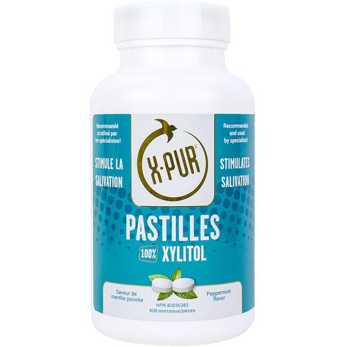 X-PUR Pastilles 100% Xylitol - Big Bottles - Oral Science